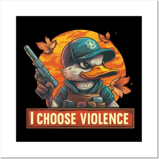 i choose violence Posters and Art